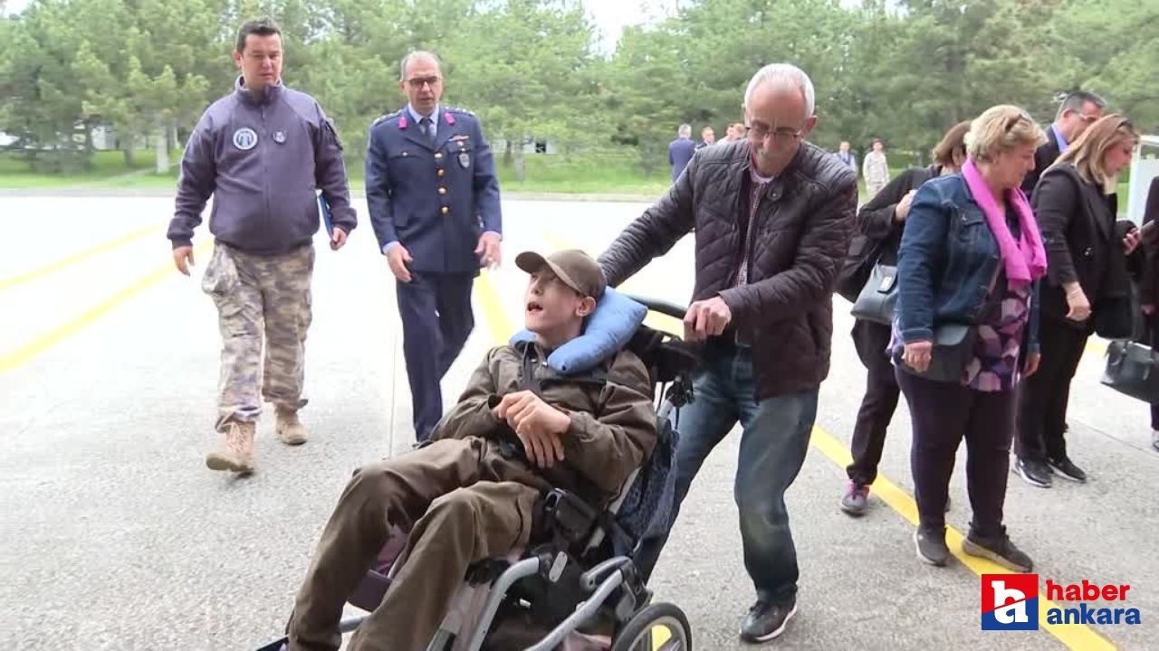 Ankara'da engelli bireyler bir günlüğüne asker oldu