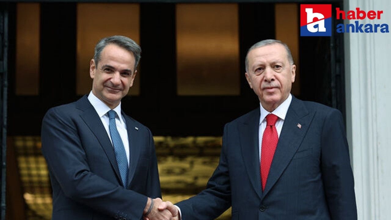 Yunanistan Başbakanı Miçotakis Başkent Ankara'ya geldi