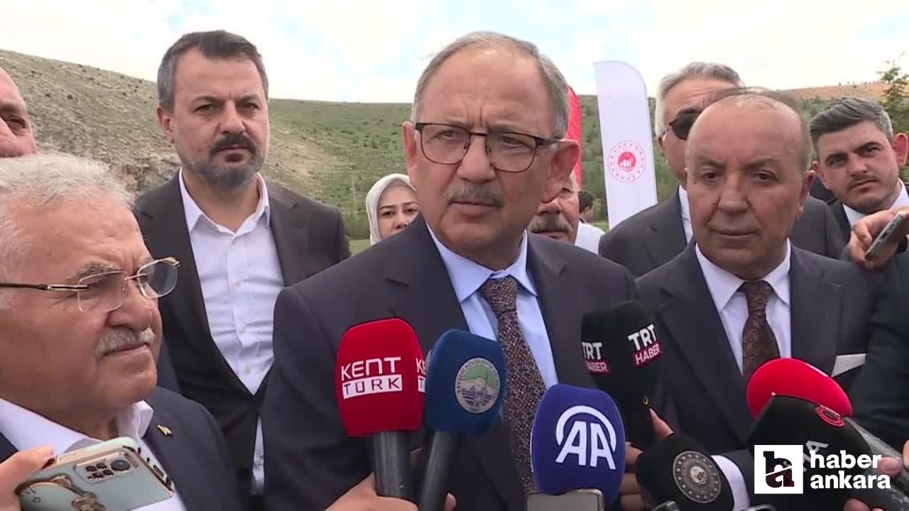 Çevre Bakanı Özhaseki belediye başkanlarına depreme hazırlık çağrısında bulundu